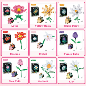 Kit de Manualidades Botánicas de Metal 3D EPT, Construye <span class=keywords><strong>tu</strong></span> Propia Flor con Tuercas <span class=keywords><strong>y</strong></span> Pernos, Modelo de Exhibición STEM para Ensamblar, Edades 8+ - Product Image 4