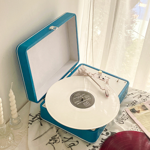 Vente en gros de gramophone classique, tourne-disque <span class=keywords><strong>33</strong></span>, 45, 78 <span class=keywords><strong>tours</strong></span>, fonction d'arrêt automatique, base en bois, boîte à musique pour cadeau d'anniversaire - Product Image 2