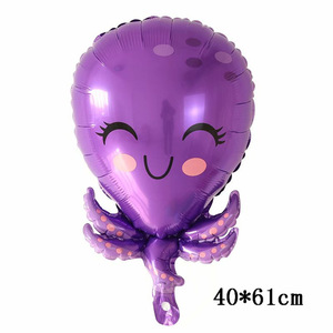 עיצוב חדש קריקטורה ים דחיית ים דגים כוכב רדיד בלונים sahorse לתמנון סרטנים סוג דג גלובוס לקישוט מסיבה - Product Image 5