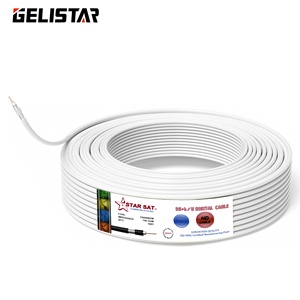 Usine en gros GELISTAR câble Coaxial R6-b/U câble numérique 100 YAREDS cuivre TV câble fil - Product Image 1