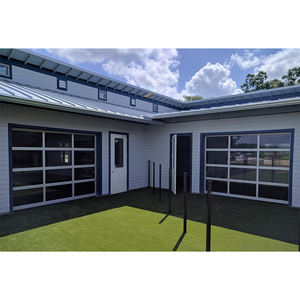 <span class=keywords><strong>Porte</strong></span> <span class=keywords><strong>de</strong></span> <span class=keywords><strong>garage</strong></span> à cadre en aluminium en verre trempé triple couche haute performance pour l'isolation acoustique pour villa extérieure appartement école - Product Image 6