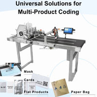 Alimentateur automatique de cartons à grande vitesse avec moteur électrique, convoyeur à friction, comptage et étiquetage à plat pour boîtes en carton