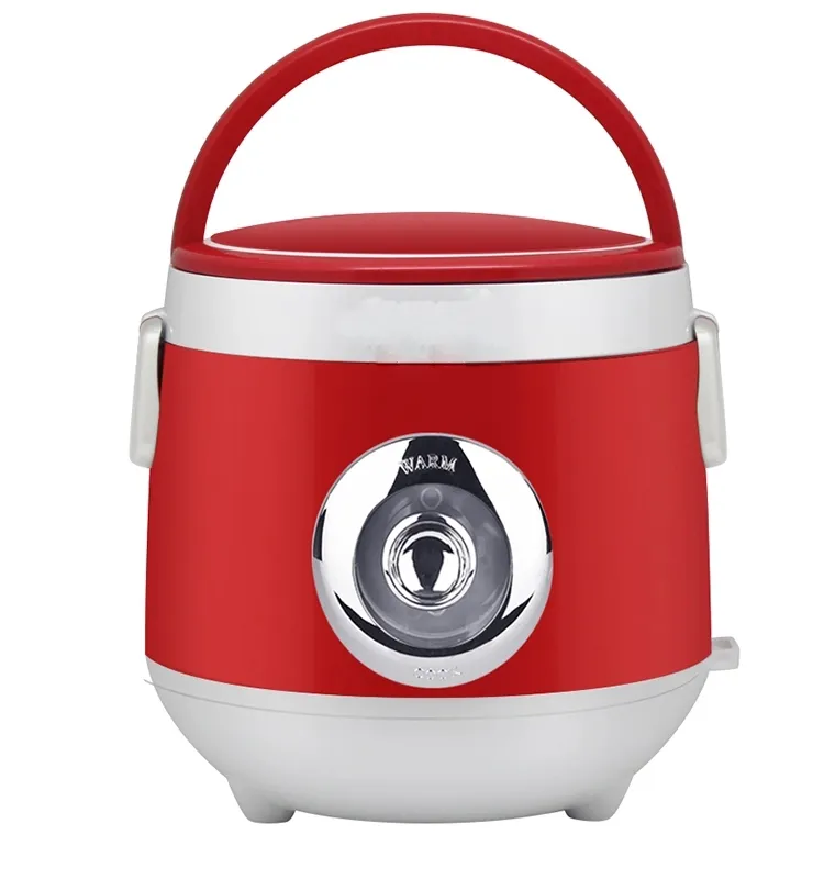 Cute Multifunctional Mini Portable Travel Electric Rice CookerとFood Steamer電気ランチボックス食品ヒーター