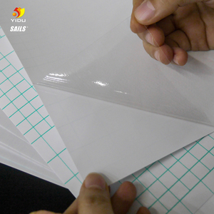 ฟิล์มเคลือบบัตรแบบมีกาวในตัว A4 เคลือบเงาแบบเย็น แผ่นเคลือบ PVC สำหรับสติกเกอร์ - Product Image 1