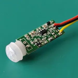 Módulo detector de movimiento PIR, alta sensibilidad ajustable, 3,3 V/Baja 0V