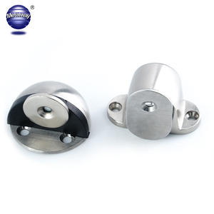 Butoir <span class=keywords><strong>de</strong></span> <span class=keywords><strong>porte</strong></span> monté au sol butoir <span class=keywords><strong>de</strong></span> <span class=keywords><strong>porte</strong></span> demi-lune caoutchouc acier inoxydable avec accessoires magnétiques <span class=keywords><strong>de</strong></span> bricolage - Product Image 6