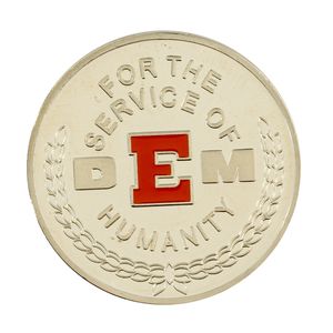 Design du fabricant Pièce de monnaie de défi en métal personnalisée Impression de logo Gravure de motif Présentoir de pièces de monnaie en émail vierge Pièce de monnaie souvenir - Product Image 2