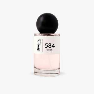 Divain 584 For Her Eau De Parfum, Fragranza Floreale Primaverile a Intensità Moderata, Profumo da Donna - Product Image 1