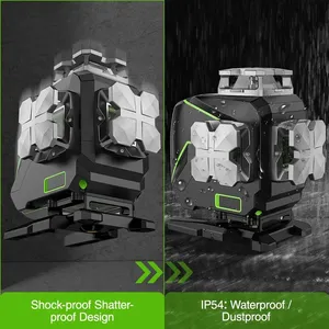 Nivel Láser Verde 360° <span class=keywords><strong>S04CG</strong></span> de 16 Líneas, Autonivelante, Horizontal y Vertical, con Batería de Iones de Litio y 3 Años de Garantía, Gran Venta 2025 - Product Image 5