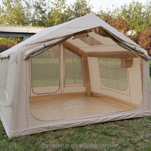 工場直販格安 大型8平方メートル ポータブル屋外キャンプ用防水420Dオックスフォード生地PVCエアコラム四季対応ファミリーテント - Product Image 2