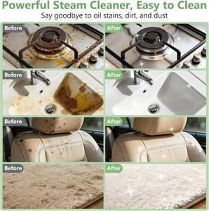 Portable Handheld Steam Cleaner 16 Accessories 6 <b>Level</b> Adjustable 15s Heat Up <b>Tile</b> Grout Floor Cleaner Home Use - Product Image 5