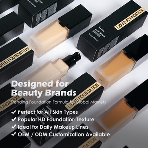 Private Label Matte Makeup Beauty <strong>Foundation</strong> for All Skin Types 50 Colors Available-3 Shades White Black Skin Place - Product Image 4