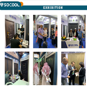 Peru pivot thông gió nhà nhà hiện đại wrought sắt burglarproof thép bên ngoài phía trước nhập cửa an ninh an toàn cho biệt thự - Product Image 5