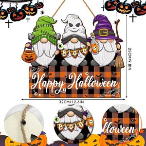 KingWIN – étiquette suspendue rectangulaire réutilisable pour décoration de fête à domicile, thème Halloween - Product Image 4
