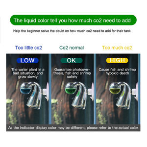 Aquário Aquário Tanque De Peixes Planta Monitor Co2 Líquido Teste Solução Indicador Co2 Drop Checker Plantas Ph Longo Prazo - Product Image 4