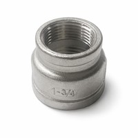 Raccord réducteur en acier inoxydable 304 BSPP BSPT haute pression, lisse, marque ZL, filetage double femelle 1/2, 3/4, 1 pouce, pour tuyauterie