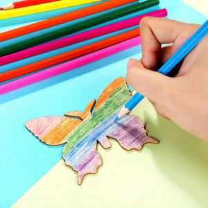 Lot de 20 papillons en bois à peindre, découpes de papillons en bois non finis pour la peinture DIY et la décoration intérieure, vente en gros, dropshipping - Product Image 4