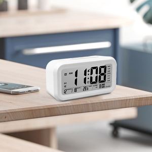 Reloj Despertador Inteligente LCD para Niños, Luz Nocturna Silenciosa, Uso en Hoteles, WiFi, Digital, Funciona con Batería, Función de Repetición, Movimiento Electrónico - Product Image 5