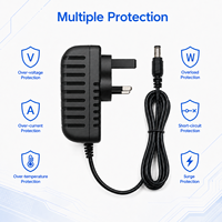Adaptateurs secteur muraux de haute qualité à sortie stabilisée 9V 3000mA 27W à protection 6 voies, directement de l'usine, pour commutateurs et hubs réseau