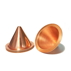 CNC gesponnene Messing kegel Tiefziehende Kupfer hohl kegel herstellung Hochwertiges Messing material - Product Image 1