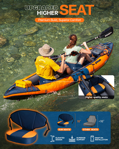 CE OEM China Supplier Wholesale 12'2"*36"*13" Drop Stitch Fishing Kayak Canoe 2 Person Inflatable and STARCITY-KAYAK Thickened W - Product Image 2