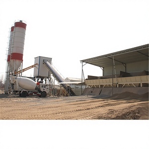 Centrale à béton préfabriqué avec système de dosage 90m³/h, mélangeur à double arbre PLD et moteur, système de contrôle centralisé - Product Image 1