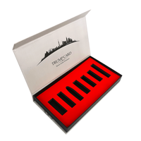 Boîte d'échantillons de parfum personnalisée avec logo recyclé, boîte de luxe pour flacons de parfum, kit de parfums, boîte d'emballage de parfum