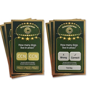 Diseño de reglas de juego personalizado Tarjeta de rascar Lotería <span class=keywords><strong>en</strong></span> línea Tarjeta de rascar y ganar - Product Image 2