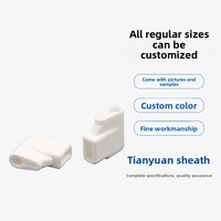 250 Connecteurs de câble de type drapeau en silicone 187, isolants, ignifuges, de protection, modèle 34654754