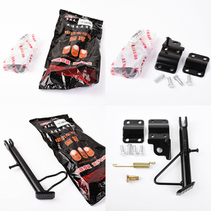 Béquille latérale antidérapante pour scooter, cadre en fer de 22 mm d'épaisseur avec support à ressort, pièce de rechange pour mise à niveau - Product Image 3