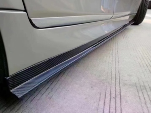 Faldones laterales de fibra de carbono Real para bmw serie 5, embellecedores de extensiones, parachoques lateral, f10, m5 - Product Image 2