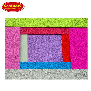 반짝이 EVA 폼 시트 GOMA EVA ESCARCHADA 보드 A4 크기 롤 1.8mm-10mm 두께 절단 인쇄 포장 가능 - Product Image 3