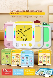 Tarjetas Interactivas Personalizadas con 20 Juegos de Escuchar y Buscar, Juguete Montessori para el Aprendizaje del Alfabeto, Fonética, <span class=keywords><strong>Palabras</strong></span>, Canciones de Matemáticas Sencillas, Regalo para Niños con Autismo - Product Image 1