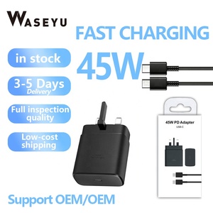 <span class=keywords><strong>Cargador</strong></span> de Pared USB C de Carga Súper Rápida PD de 45 W y 25 W para <span class=keywords><strong>Samsung</strong></span>, <span class=keywords><strong>Cargador</strong></span> de 45 Vatios, Adaptadores de <span class=keywords><strong>Cargador</strong></span> para Teléfonos Inteligentes - Product Image 1