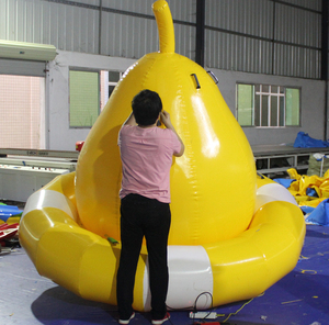 Balançoire gonflable de dôme à bascule de jouet d'<span class=keywords><strong>eau</strong></span> de forme de <span class=keywords><strong>poire</strong></span> pour des jeux de sport de parc aquatique d'été - Product Image 2