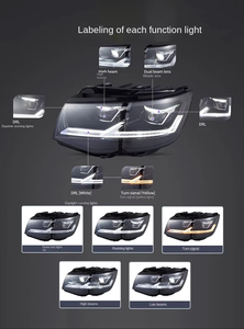 ไฟหน้า LED Vland สำหรับ <span class=keywords><strong>Caravelle</strong></span> T6 และ VW <span class=keywords><strong>California</strong></span> T6 ปี 2015-2018 ชุดติดตั้งเพิ่มเติม 12V 35W - Product Image 4