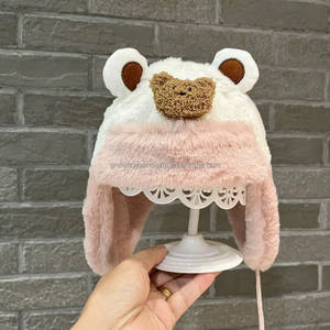 Nouveau-né doux chaud chapeau casquette bébé fille garçon tricoté casquette enfants automne hiver décontracté chaud pour enfants enfant en bas âge mignon élastique casquette - Product Image 6