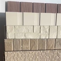 Panneau en Fibro-ciment Ignifuge Classe A, Styles Variés, Revêtement Mural Extérieur