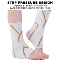 Conrida New Design Fitness High Elastic Brace Respirant Ankle Support Sleeve Pour Hommes Et Femmes