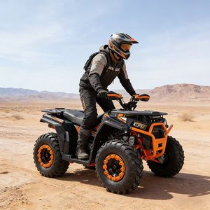 <span class=keywords><strong>Quad</strong></span> 180CC 4 temps pour adultes, <span class=keywords><strong>1000W</strong></span>, à essence, 4 roues motrices avec transmission par chaîne, 4x4, vitesse maximale de 55 km/h - Product Image 4