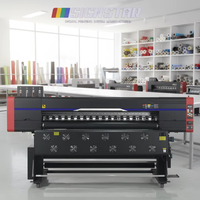 Imprimante éco-solvant grand format haute vitesse 1,8 m avec tête I3200 pour impression personnalisée de papiers peints et de caissons lumineux intérieurs