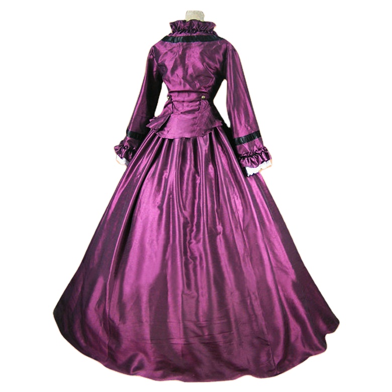 Wholesale movies character belle adult long princess Costume Medieval Costume Victorian Dance Dress Black Gothic Victorian tage Ball Gown/ Rococo tyle Wholesale movies character belle adult long princess Costume Medieval Costume Victorian Dance Dress Black Gothic Victorian tage Ball Gown/ Rococo tyle