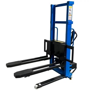 Montacargas Eléctrico Portátil con Capacidad de Carga de 1 Tonelada, Elevador Hidráulico de Carga, Apilador Autopropulsado - Product Image 6