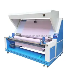 Dệt vải cuộn đóng gói cán Rewinder Máy kiểm tra máy cho vải hình ống