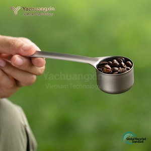 Stainless Steel Coffee Bean <b>Measuring</b> <b>Spoon</b> Set 2 Pieces For Camping Cooking All Seasons - Product Image 6