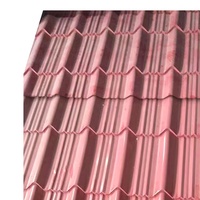 Tôles de toiture de luxe colorées PPGI, tôles de toiture colorées, tuiles de toiture en résine ondulée