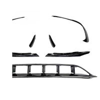 Nouveau pour Mercedes Benz Classe A W176 LCI 2016-2018 Sport Noir Brillant Plastique A45 AMG Séparateur de Pare-chocs Avant