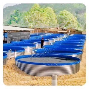 Estanque de PVC galvanizado para acuicultura y almacenamiento de agua en huertos, cría de Koi, langostas y tilapias - Product Image 6