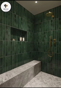 กระเบื้องบุผนังเซรามิกซีรีส์ Subway ผิวมันเงา รูปทรงสี่เหลี่ยมผืนผ้า สำหรับห้องครัว ห้องน้ำ และตกแต่งผนังภายใน - Product Image 3