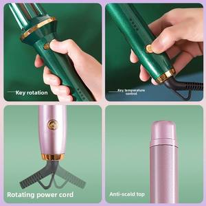 Portable Ceramic Electric Hair Dryer - PTC Heating and <strong>Automatic</strong> Rotating Hair <strong>Curling</strong> Tool - Product Image 5